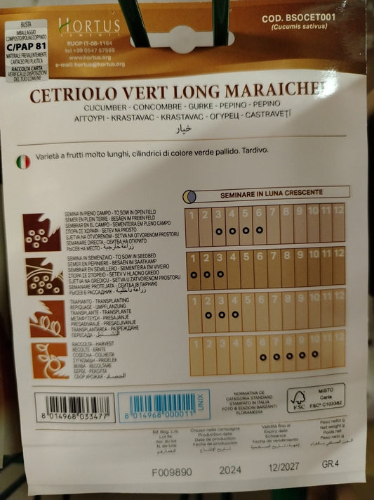 Cetriolo vert long maraicher - ValmaflorValmaflorValmaflorCetriolo vert long maraicher - ValmaflorValmaflorValmaflorCetriolo vert long maraicher