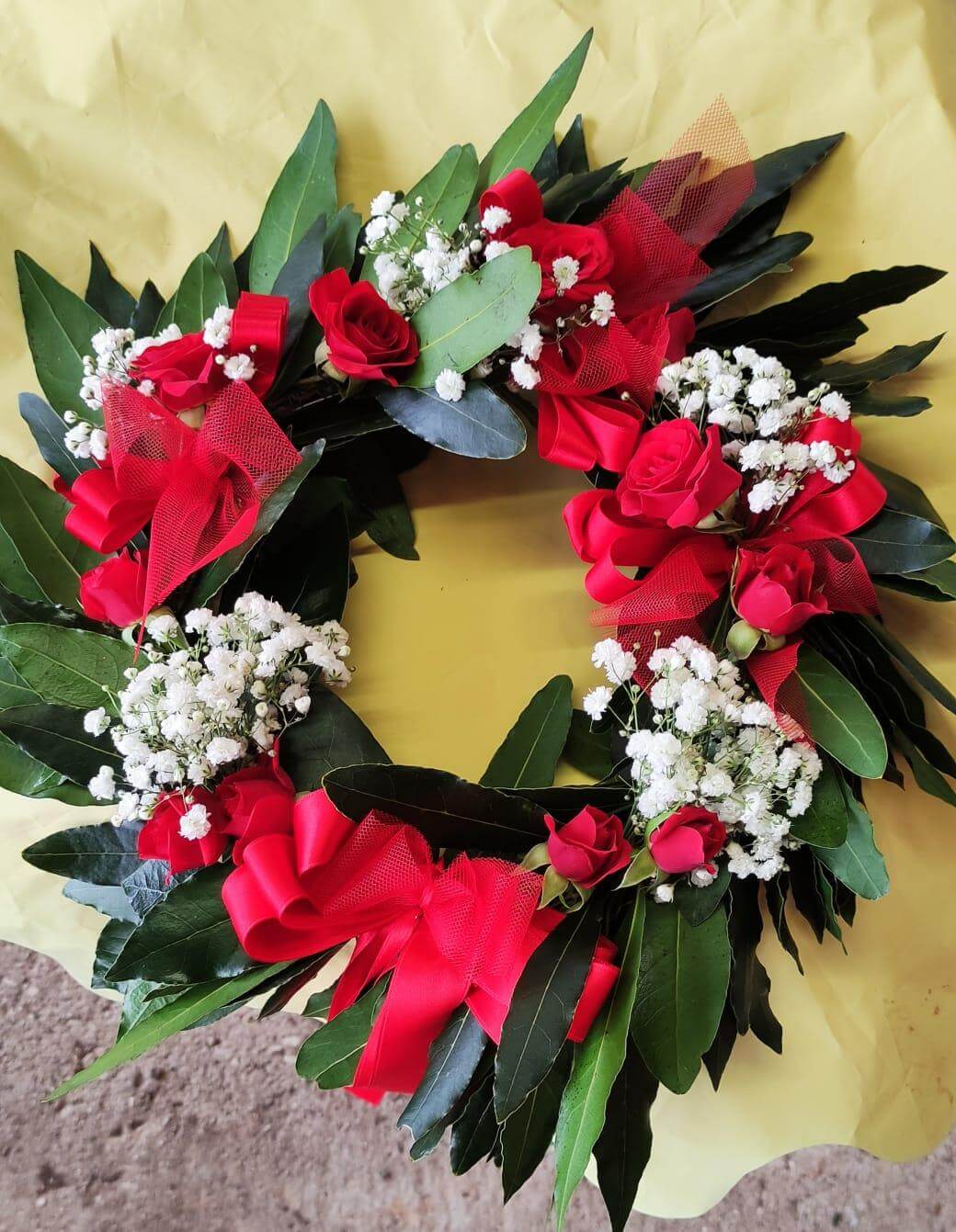 Corona d'alloro - ValmaflorCorona d'alloroValmaflorValmaflorCorona di alloro per laurea - Valmaflor54 - 55 cm