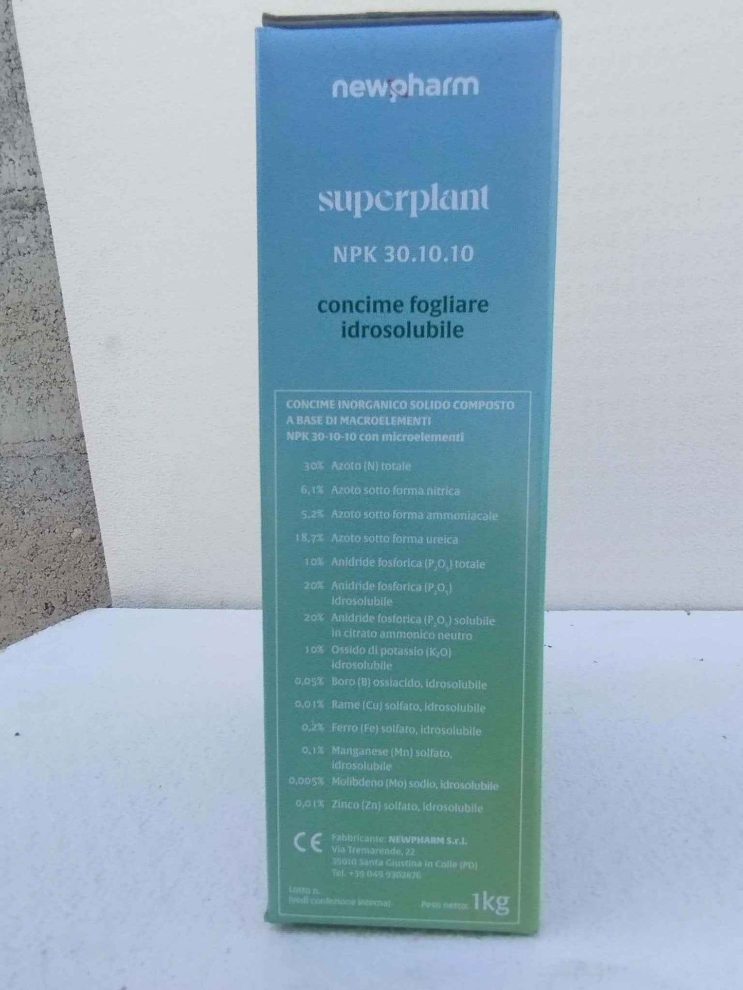 Fertilizzante fogliare idrosolubile