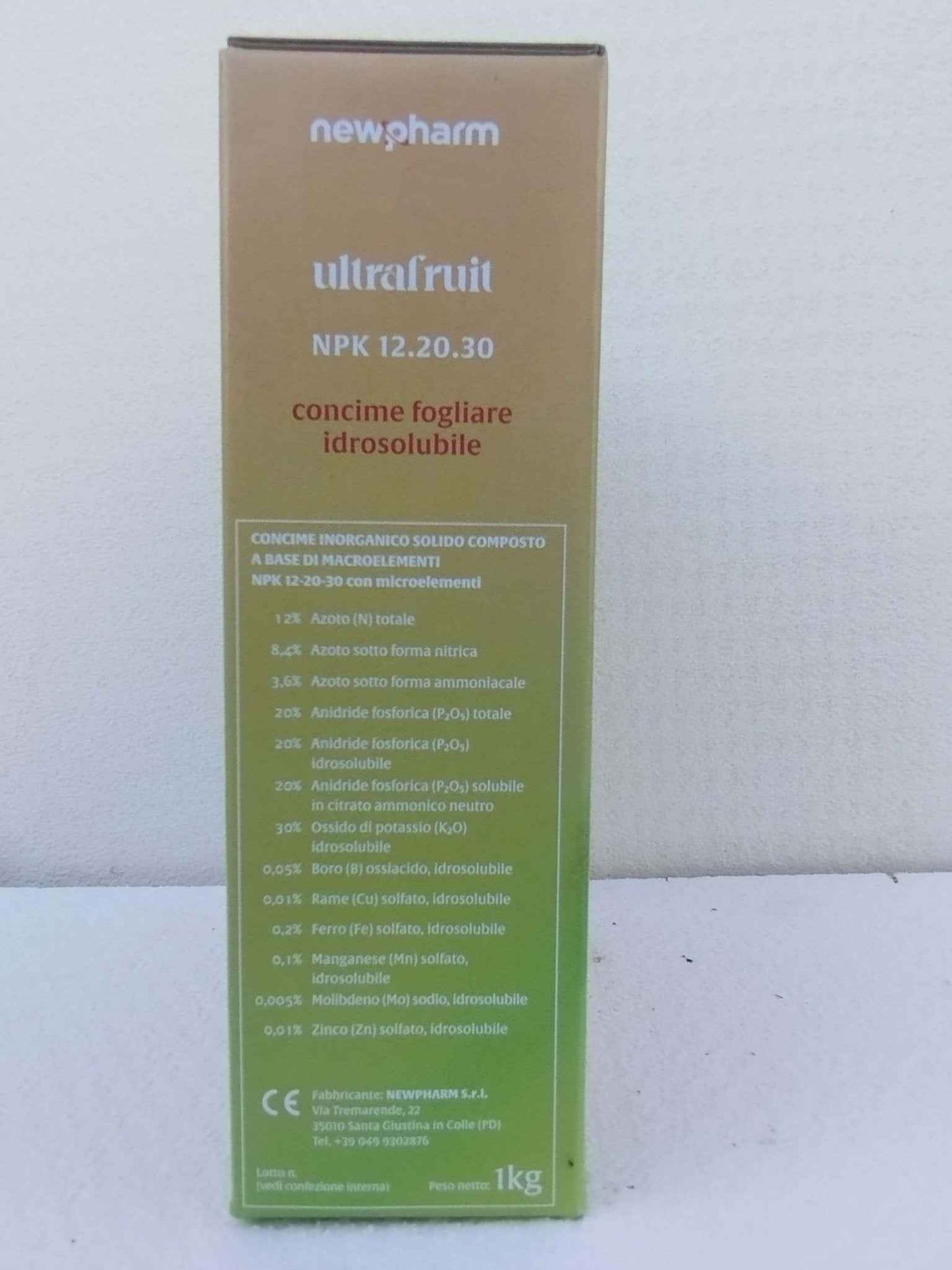 Fertilizzante fogliare idrosolubile ultrafruit